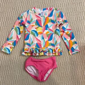 Ruffle butts Colorful Kids Swim Set